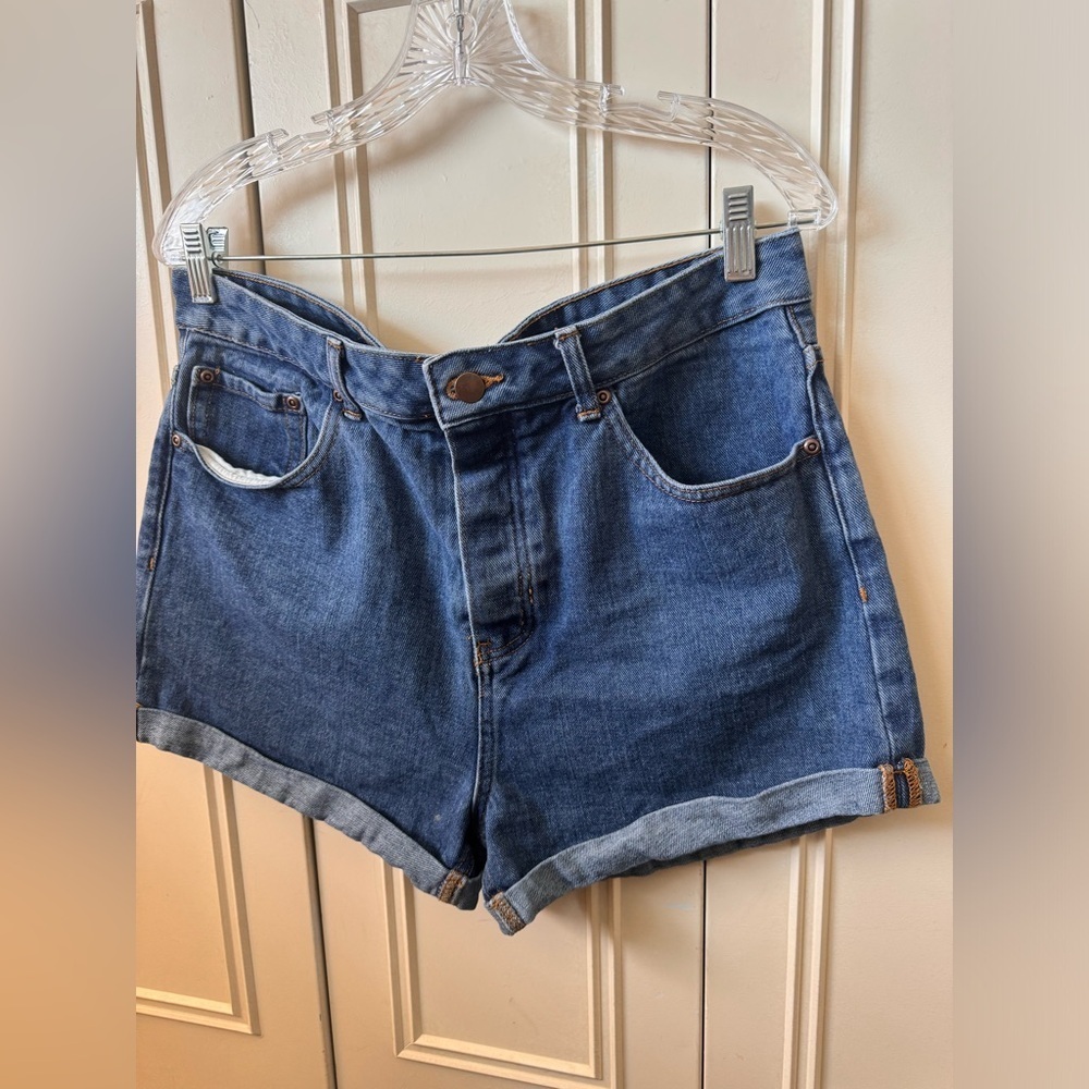 Forever 21 Button Fly Denim Shorts